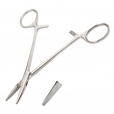 Затискач кровоспинний, по Brown, нейрохірургічний, прямой. Довжина 14,5 см